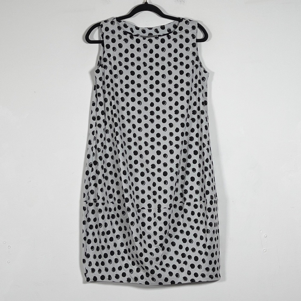 Eleven Stitch Sleeveless Balloon Lantern Dress Womens XS Polka Dot Wearable Art